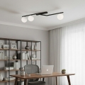 Taklampa NATON 3xE14/10W/230V svart/vit