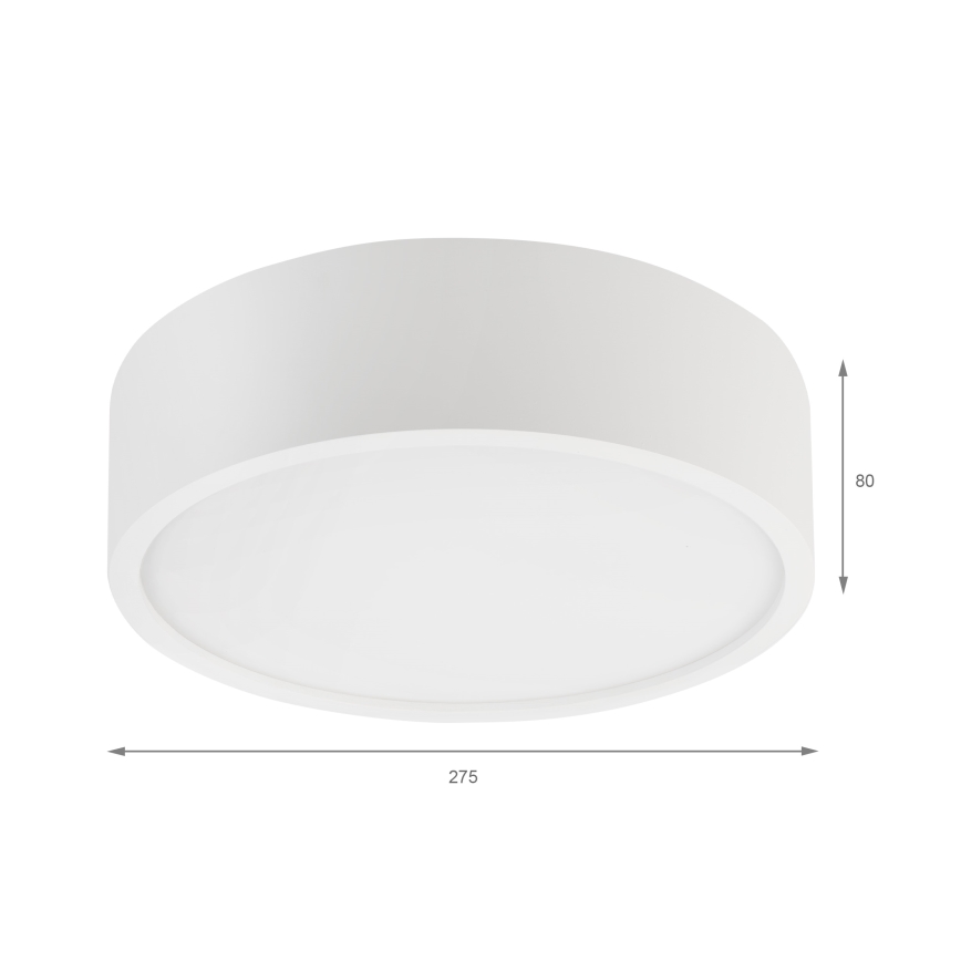 Taklampa NATURAL 1xE27/15W/230V Ø 27,5 cm furu/vit
