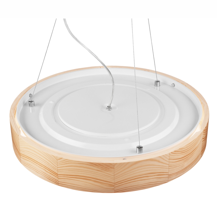 Taklampa på lina NATURAL 3xE27/60W/230V ? 47 cm tall