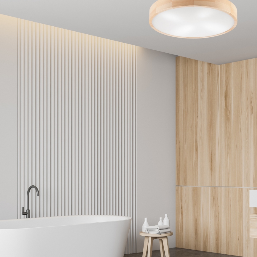 Taklampa NATURAL 4xE27/60W/230V ø 57,5 cm tall