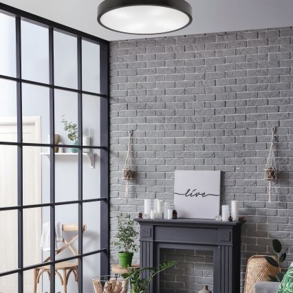 Taklampa NATURAL 4xE27/60W/230V ø 57,5 cm wenge/tall