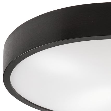 Taklampa NATURAL 4xE27/60W/230V ø 57,5 cm wenge/tall