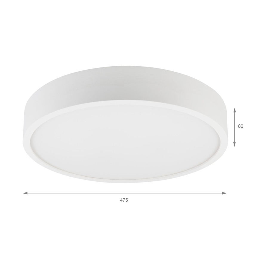 Taklampa NATURAL 5xE27/15W/230V Ø 47,5 cm furu/vit