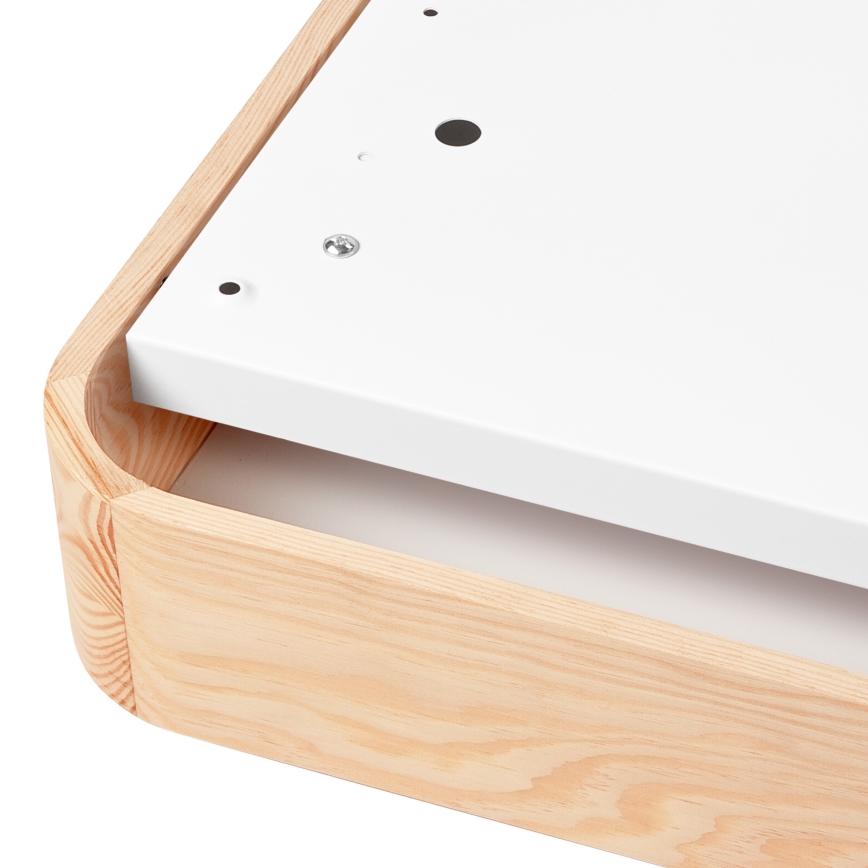 Taklampa NATURAL SQUARE 2xE27/15W/230V 35x35 cm tall