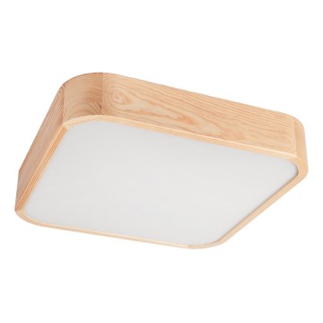 Taklampa NATURAL SQUARE 4xE27/15W/230V 45x45 cm tall