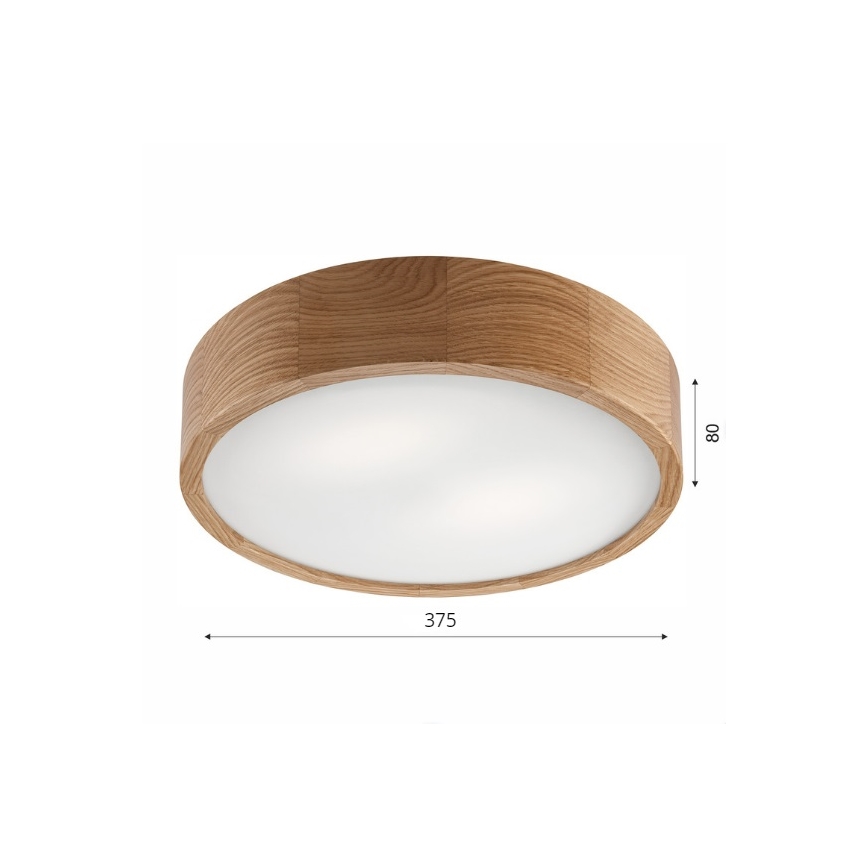 Taklampa OAK 2xE27/60W/230V ek ? 37,5 cm