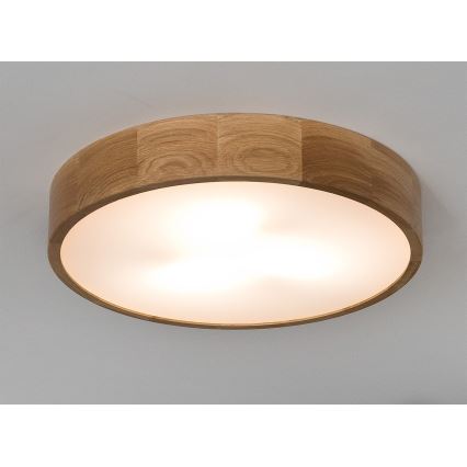 Taklampa OAK 3xE27/60W/230V ek Ø 47,5 cm