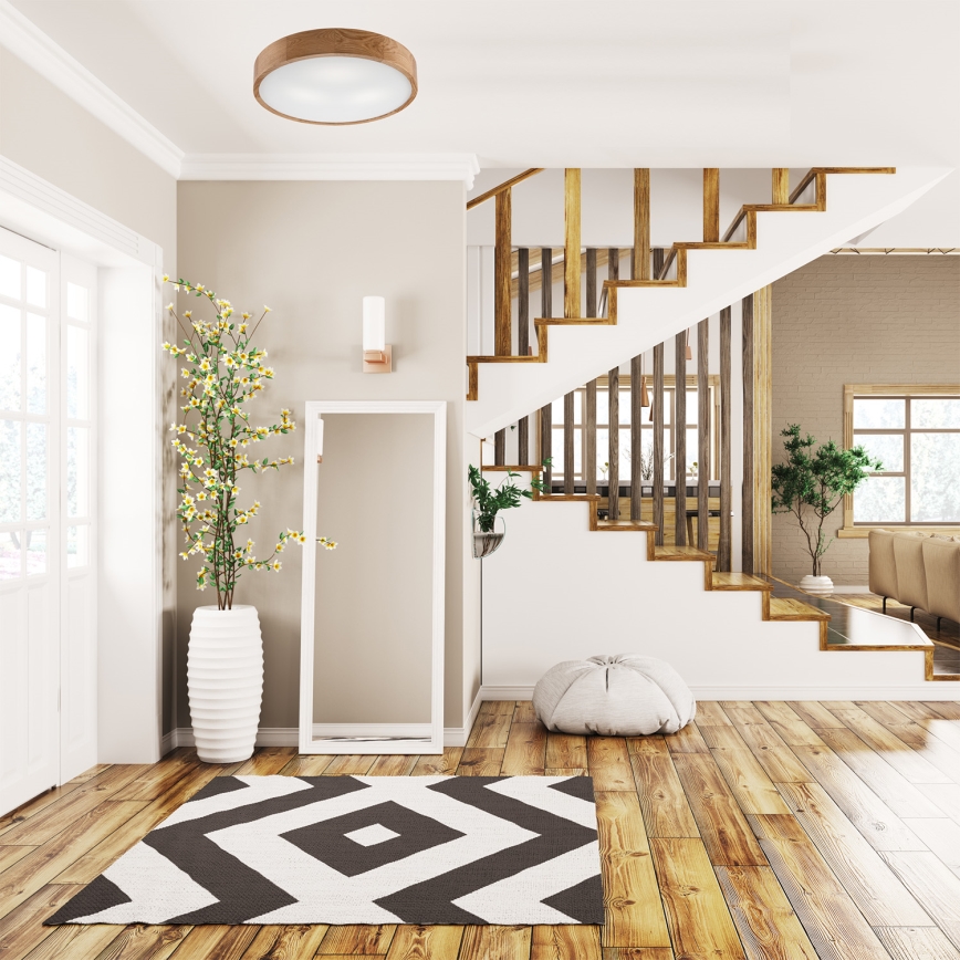 Taklampa OAK 3xE27/60W/230V ek Ø 47,5 cm