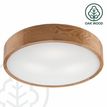 Taklampa OAK 3xE27/60W/230V ek Ø 47,5 cm