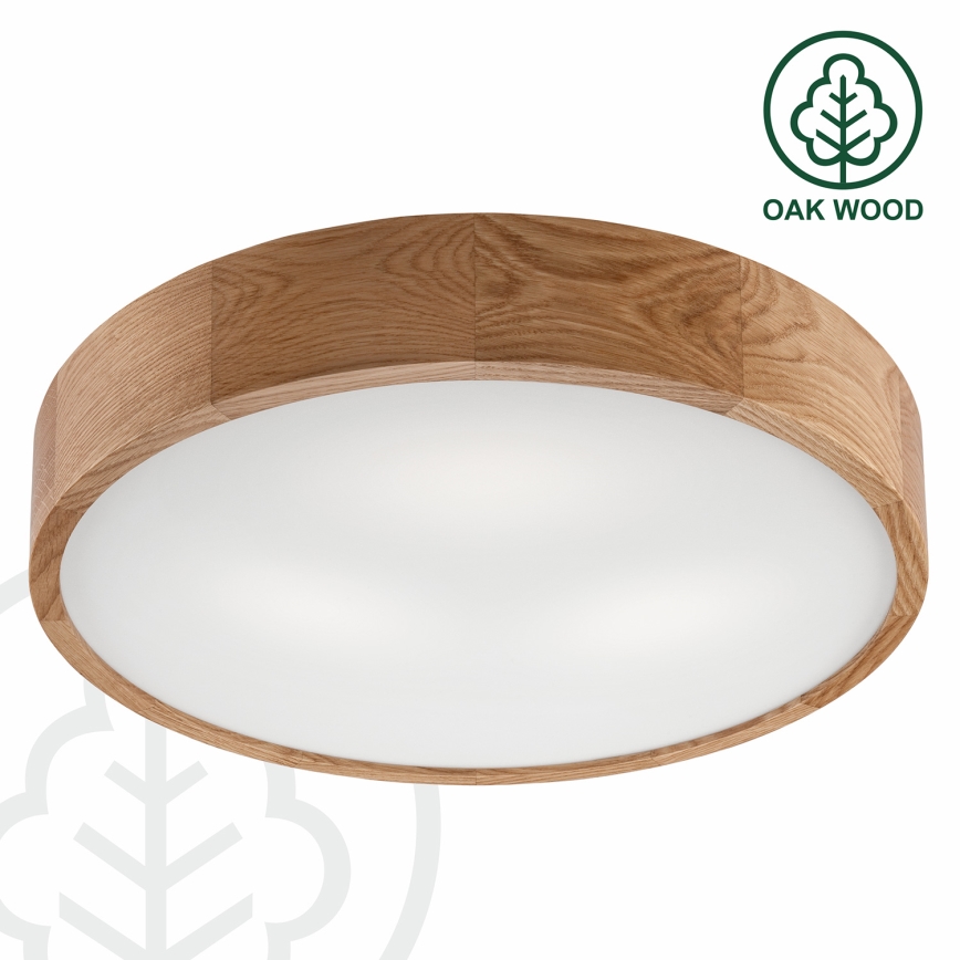 Taklampa OAK 3xE27/60W/230V ek Ø 47,5 cm