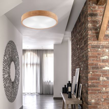 Taklampa OAK 4xE27/60W/230V ø 57,5 cm ek