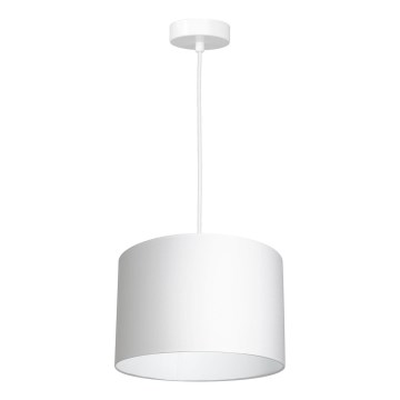 Taklampa på kabel ARDEN 1xE27/60W/230V Ø 25 cm vit