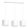 Taklampa på kabel ARDEN 3xE27/60W/230V vit