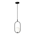 Taklampa på kabel CORDEL 1xG9/28W/230V svart