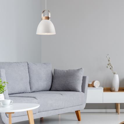 Taklampa på kabel DANIELLE 1xE27/60W/230V bok