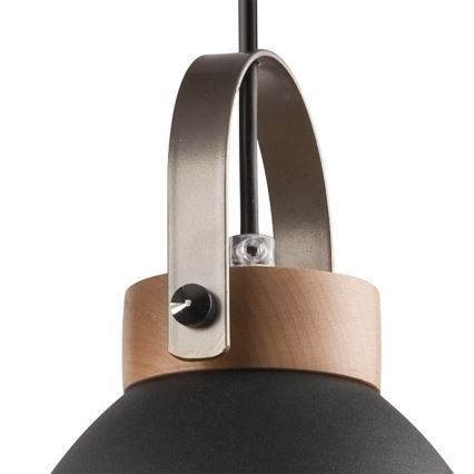 Taklampa på kabel DANIELLE 3xE27/60W/230V bok