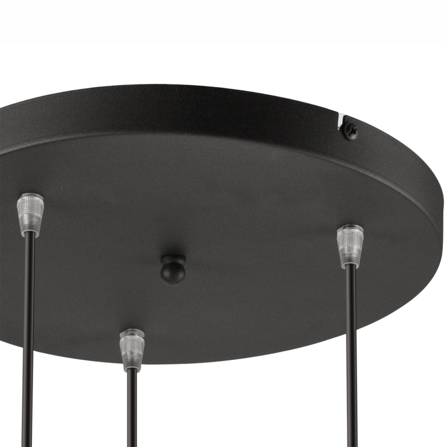 Taklampa på kabel DANIELLE 3xE27/60W/230V bok