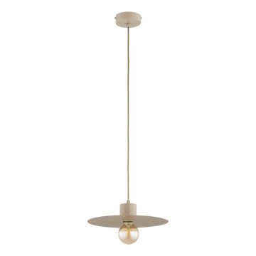 Taklampa på kabel EMELI 1xE27/15W/230V beige