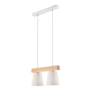 Taklampa på kabel ENRICO 2xE27/60W/230V