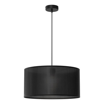 Taklampa på kabel LOFT SHADE 1xE27/60W/230V Ø 40 cm svart