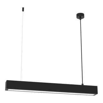 Taklampa på kabel LUNGO T8 1xG13/9W/230V svart