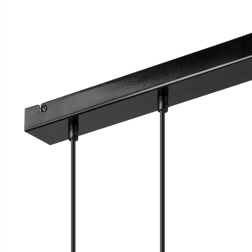 Taklampa på kabel SIMON 3xE27/60W/230V bok