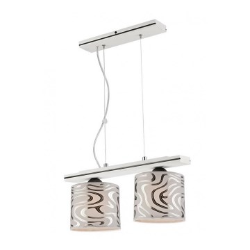 Taklampa på kabel SOFIA 2xE27/60W/230V