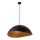 Taklampa på kabel SOLARIS 1xE27/60W/230V Ø 48 cm svart/koppar