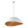Taklampa på kabel SOLARIS 1xE27/60W/230V Ø 48 cm vit/koppar
