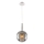 Taklampa på sladd MUSCAT 1xE14/40W/230V rökfärgad