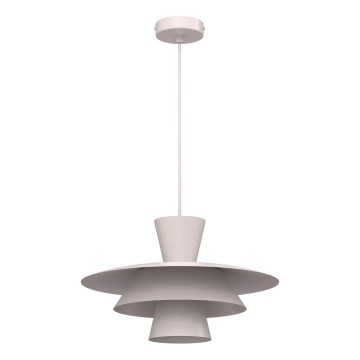 Taklampa på sladd PLATO 1xE27/15W/230V krämvit