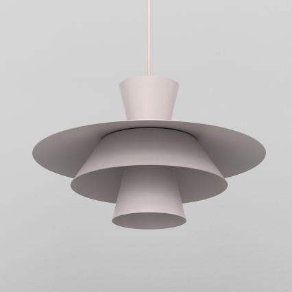 Taklampa på sladd PLATO 1xE27/15W/230V krämvit