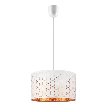 Taklampa på sladd ULLE 1xE27/15W/230V vit