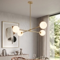 Taklampa på stång SARIUS 4xG9/6W/230V, guld