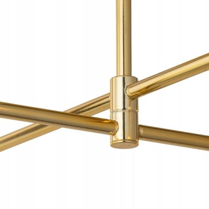 Taklampa på stång SARIUS 4xG9/6W/230V, guld