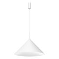 Taklampa på vajer CAPITAL 1xGX53/15W/230V Ø 46 cm vit