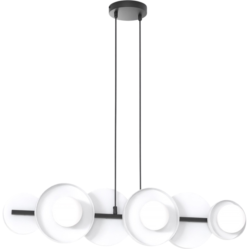 Taklampa på vajer MODEL 6xG9/8W/230V vit