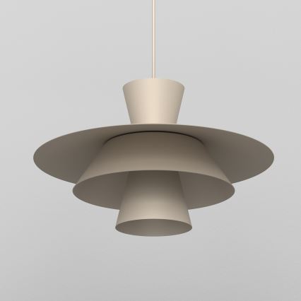Taklampa på vajer PLATO 1xE27/15W/230V beige