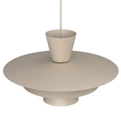 Taklampa på vajer PLATO 1xE27/15W/230V beige