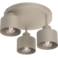 Taklampa PARKLA 3xE27/15W/230V beige