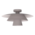 Taklampa PLATO 1xE27/15W/230V Ø 32 cm krämfärgad