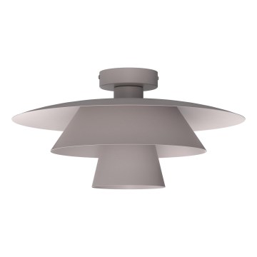 Taklampa PLATO 1xE27/15W/230V Ø 32 cm krämfärgad