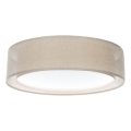 Taklampa PURO 2xE27/40W/230V Ø 50 cm beige