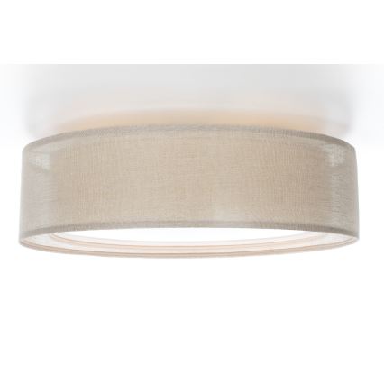 Taklampa PURO 2xE27/40W/230V Ø 50 cm beige