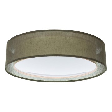Taklampa PURO 2xE27/40W/230V Ø 50 cm grön
