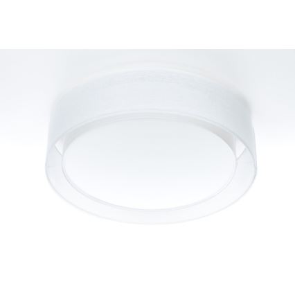 Taklampa PURO 2xE27/40W/230V Ø 50 cm vit