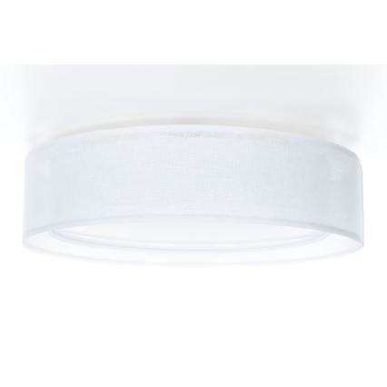 Taklampa PURO 2xE27/40W/230V Ø 50 cm vit