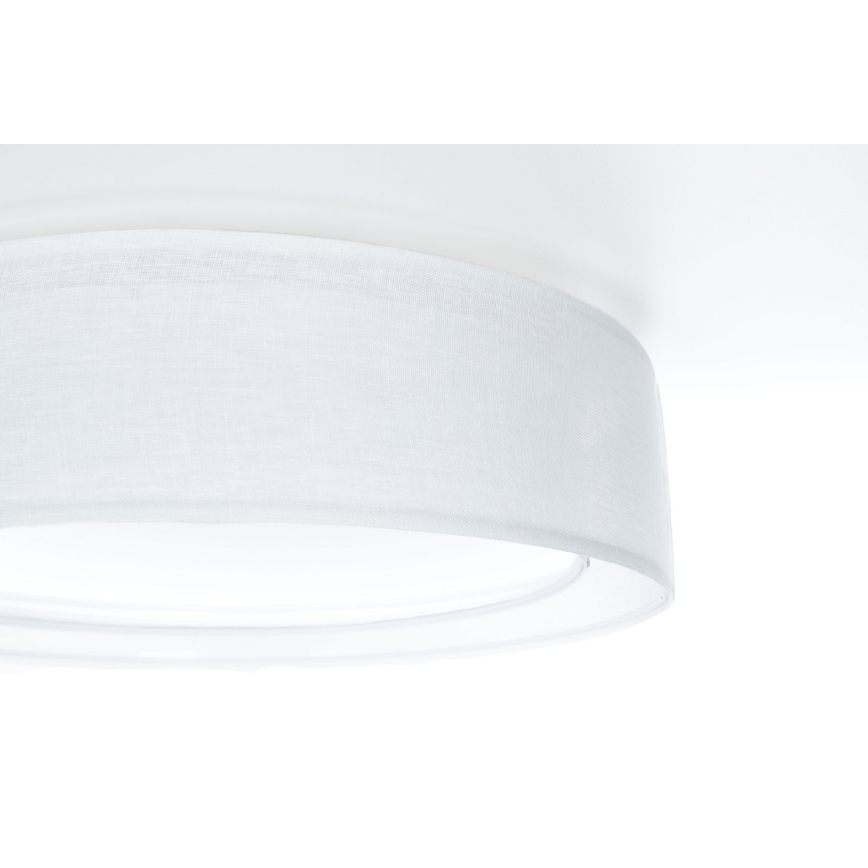 Taklampa PURO 2xE27/40W/230V Ø 50 cm vit