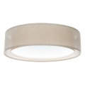 Taklampa PURO 2xE27/40W/230V Ø 60 cm beige
