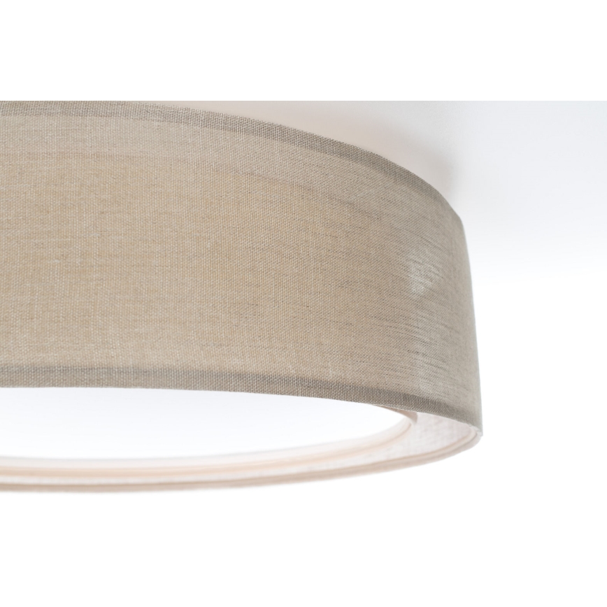 Taklampa PURO 2xE27/40W/230V Ø 60 cm beige